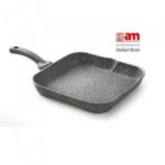 MUGNANO - CUORE INDUCTION GRILL PAN 28 x 28 CM GRANITE