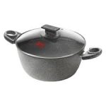 AM - CUORE CASSEROLE 20 CM WITH LID INDUCTION-CPCSSCV220I