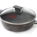 AM - CUORE LOW CASSEROLE 32 CM WITH LID INDUCTION