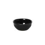 *DISCONTINUED - ESPIEL - PORCELAIN ROUND BOWL BLACK 7.5 CM
