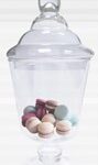 FOOTED BOWL WITH LID FOR CANDY - 046760