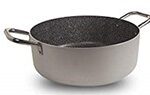 *DISCONTINUED - DOMO - CASSEROLE 32 CM GRANITE BISTRO