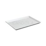 ILSA - RECTANGULAR MELAMINE WHITE 35x17x2 CM