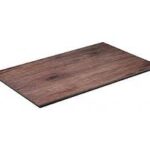ILSA - MELAMINE TRAY GN 1/1 DARK WOOD FINISH