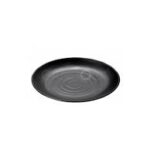 ILSA - MELAMINE ROUND PLATE BLACK 28 CM