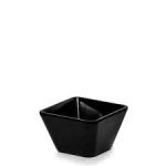 ILSA - SQUARE MELAMINE BLACK 7 x 7 x 4.2 CM