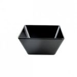 ILSA - SQUARE MELAMINE BLACK 18 x 18 x 8.5 CM