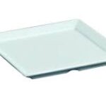 ILSA - MELAMINE SQUARE DISH ROSMARY WHITE 10 X 10 CM