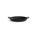 ILSA - MELAMINE BLACK OVAL MINI FRYING PAN 21 x 14 CM