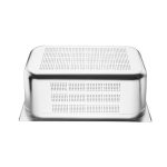 MORI2A - GN 1/1 x 200 MM - ST/ST 18/10 AISI 304 PERFORATED - Image 3