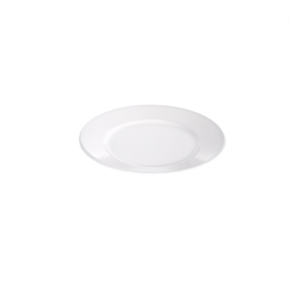 EVI3339.jpg MELAWARE - MELAMINE BREAD PLATE WHITE 16.5 CM No.168 401117 - Image 1