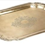 *DISCONTINUED - ESPIEL - VINTAGE BRONZE TRAY 51 x 28 CM 241537