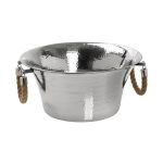 ESPIEL - INOX PUNCH BOWL HAMMERED 44 CM H: 21 CM