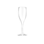 GOLDPLAST - POLYCARBONATE CHAMPAGNE GLASS 150 ML WHITE