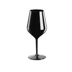 GOLDPLAST - TRITAN WINE COCKTAIL GLASS 470 ML BLACK