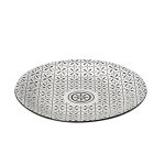 *DISCONTINUED - ESPIEL - LAYLA DESSERT PLATE 21.5 CM BLACK/WHITE