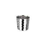 HAMMERED STAINLESS STEEL CUP 8.5 x 8.5 CM