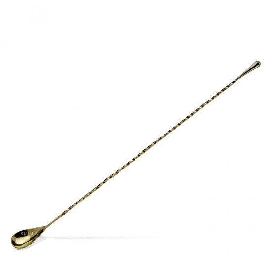 L0307.jpg LUMIAN - TEARDROP BAR SPOON 40 CM BRONZE - Image 1
