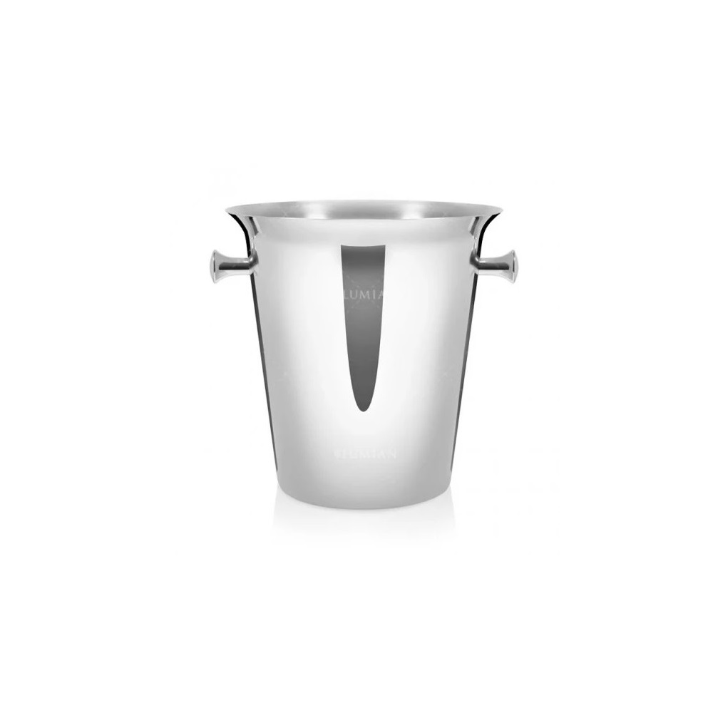 L0340.jpg LUMIAN - SILVER PLATED DIONISIO ST/ST 18/10 BUCKET 5 LT / 22 CM - Image 1