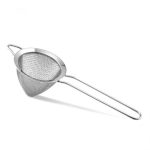 LUMIAN - TEIA DOUBLE FINE STRAINER 9 CM SILVER