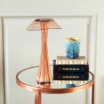 LE COQ - ASTREO LED COPPER TABLE LAMP PLISSE - ACRYLIC / ABS / 3 WATT - Image 3