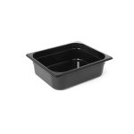 MORI2A - POLYCARBONATE GN 1/2 x 100 MM BLACK