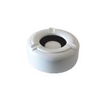*DISCONTINUED - NOV - WINDPROOF ROUND MELAMINE ASHTRAY WHITE 11 x 5 CM