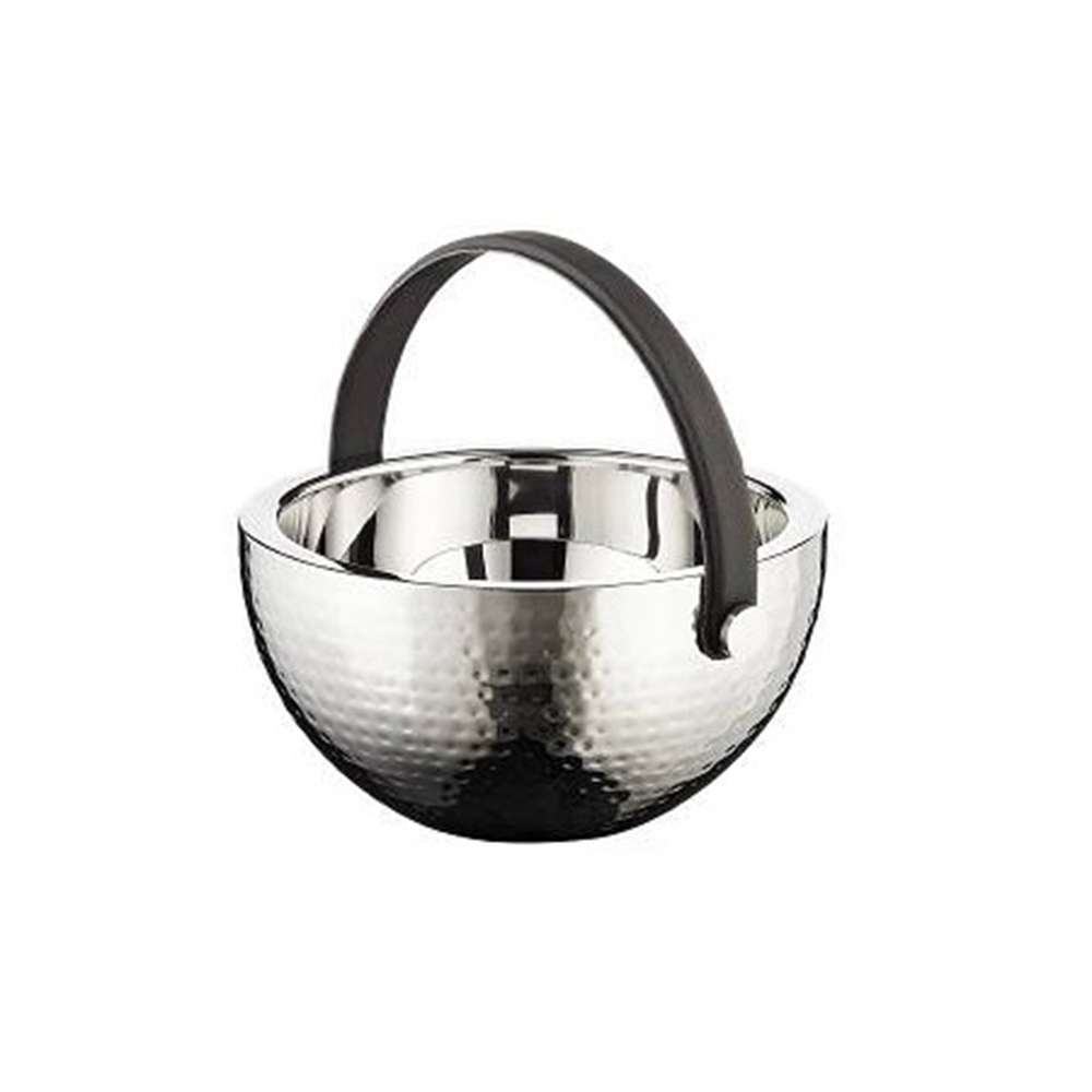 P2108.jpg LEONE - ROUND HAMMERED WINE BOWL 43x17.5 CM - Image 1