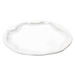 *DISCONTINUED - ESPIEL - VOLCANO WHITE FLAT PLATE 30 CM