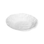 *DISCONTINUED - ESPIEL - VOLCANO WHITE CURVED PLATE 23 CM