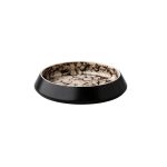 RAW - DEEP PLATE BUBBLE BLACK SATIN 20 x 3.8 CM