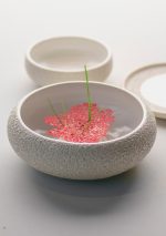 RAW - CURVED BOWL VULCANIC WHITE 19.5 x 6.7 CM - Image 5