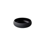 RAW - VULCANIC BLACK DEEP PLATE 19.5 x 6.7 CM