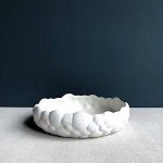 RAW - BUBBLE CURVED BOWL WHITE 20 x 5.5 CM - Image 2