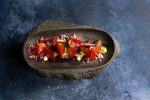 RAW - BLACK OVAL FLAT STONE 23 x 15 x 6.5 CM - Image 3
