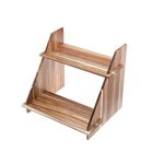 LEONE - ACACIA 2 TIER BUFFET DISPLAY 65 x 20 x 40 CM