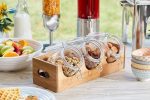 LEONE - GLASS JAR HOLDER 40 x 14 x 11 CM INCLUDING JARS - Image 2