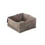 LEONE - OLIVE GREEN BREAD PAPER BASKET 14 x 14 x 10 CM