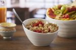 LEONE - WHITE MELAMINE SLANTED SALAD BOWL 17.8 x 11.5 CM / 750 ML - Image 3