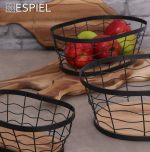 ESPIEL - BREAD BASKET METAL BLACK 26 x 16 x 9 CM - Image 2