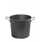 ESPIEL - METAL CHAMPGANE BUCKET GREY 22 CM