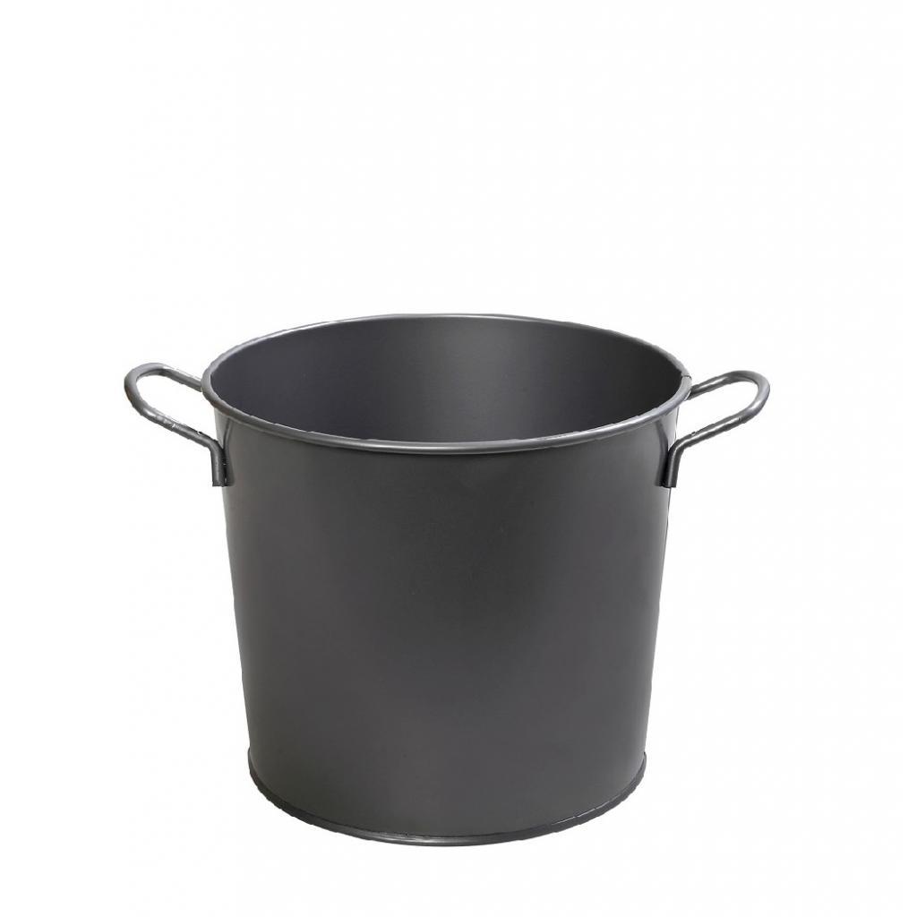 TEM130.jpg ESPIEL - METAL CHAMPGANE BUCKET GREY 22 CM - Image 1