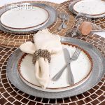 *DISCONTINUED - ESPIEL - STEP PRESENTATION TERRA CREAM PLATE 21 CM - Image 5
