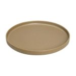 *DISCONTINUED - ESPIEL - STEP PRESENTATION MAT GOLD/BIEGE PLATE 30 CM