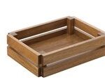 HIGH IROKO SMALL CRATE 22 x 16 x 9 CM