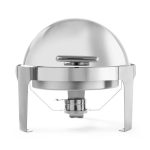 ROUND CHAFING DISH 6.8 LTS ROLL-TOP
