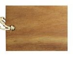 IROKO WOOD PLATTER 29 x 24 CM WITH ROPE
