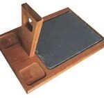 IROKO WOOD PLATTER FOR TOMAHAWK STEAK