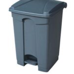 PH - PLASTIC PEDAL BIN 68 LTS GREY