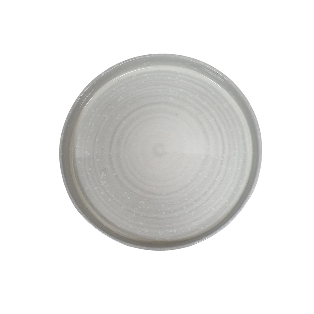 0752027.jpg VIANAGRES - STONEWARE EARTH WHITE PLATE 26.5 CM 2561904093 - Image 1
